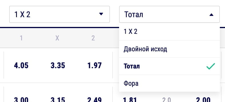 Як обрати ставку за замовчанням